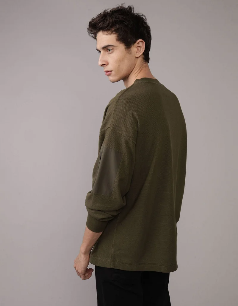 American Eagle  AE 24/7 Pocket Thermal Shirt for Men | Best Price UAE